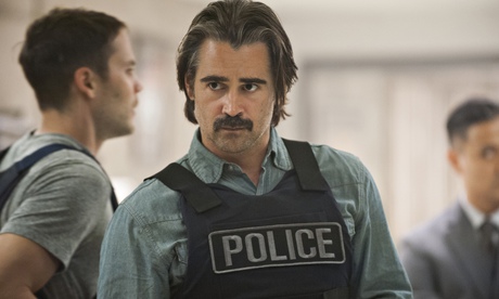 Colin Farrell as Detective Ray Velcoro in the second season of True Detective