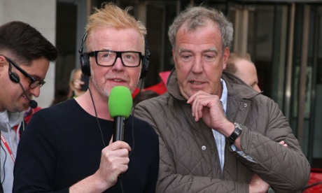 Chris Evans (left), who will now be in the driving seat at Top Gear following the departure of Jeremy Clarkson.