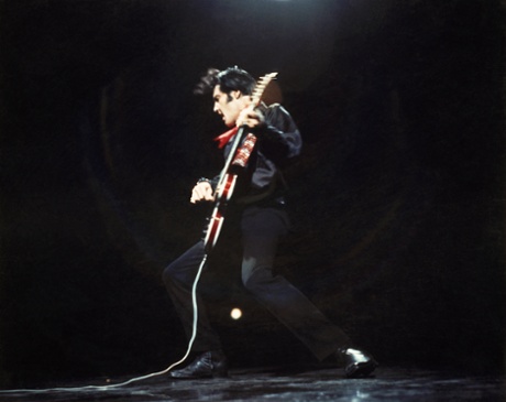 Elvis Presley in 1968.