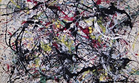 Number 34 (detail), 1949, by Jackson Pollock