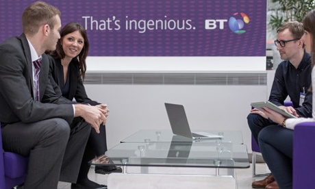 BT new website event