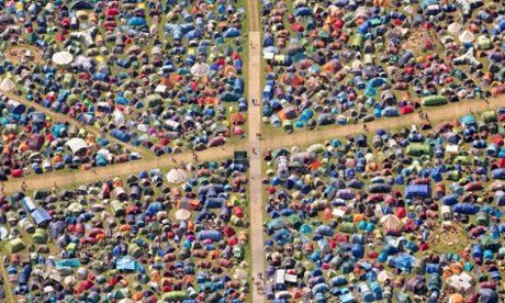 Camping at Glastonbury … keep your valuables safe.