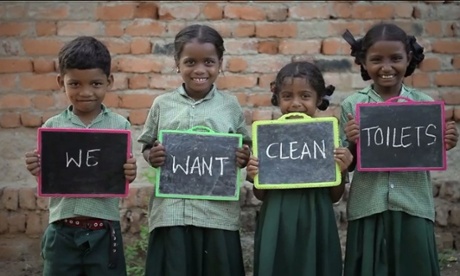 We want clean toilets