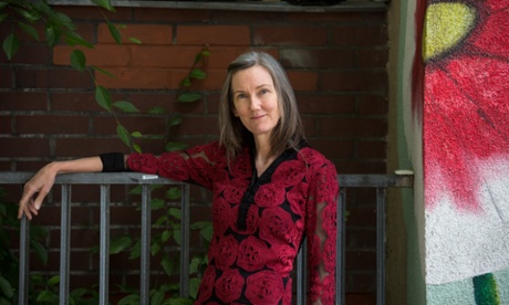 ‘Feted’:  Nell Zink in her home town of Berlin this month.