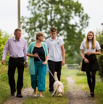 Debbie Bird says her children are 'fairly typical teenagers who would prefer to be on their phones or watching YouTube on their iPads than walking with me and the dog'.