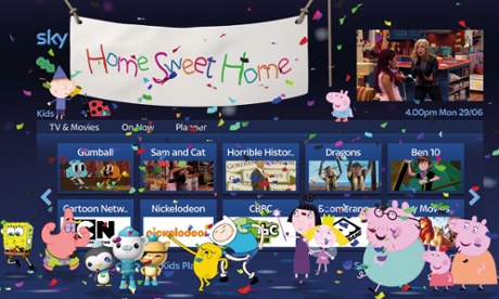 Sky advert with Peppa Pig