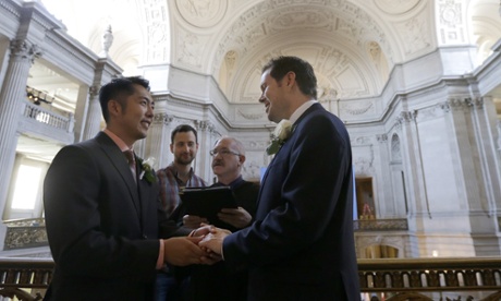Hai Nguyen and Jay Mark Streeter Jr. marry in San Francisco.