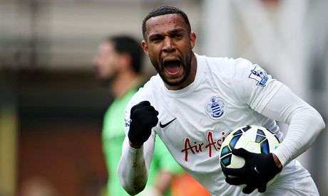 Matt Phillips of Queens Park Rangers celebrates after scoring for his side against Crystal Palace