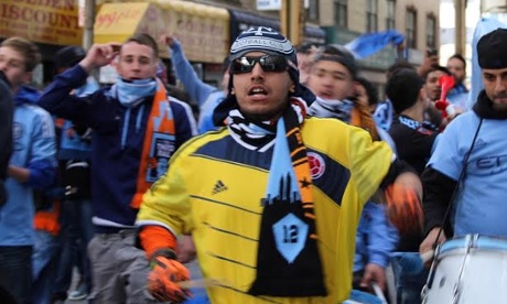 NYCFC drum crew