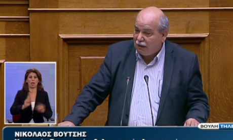 Greek interior minister Nikos Voutsis 
