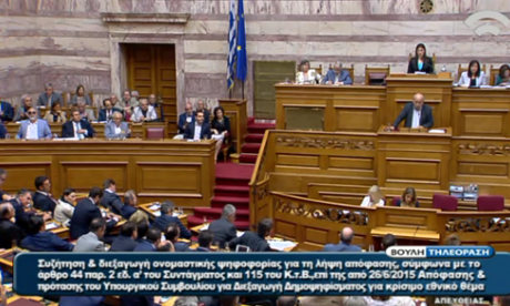 Greek parliament debate, June 27