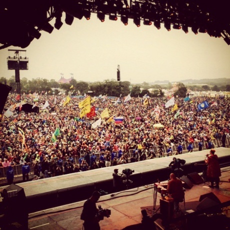 Thank you @glastoofficial! We had a blast!!