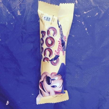 Photograph of Rachel Aroesti's breakfast on Saturday 27 June at Glastonbury 2015