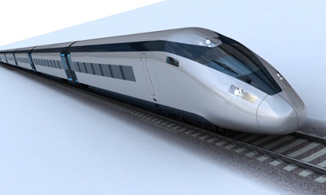 Potential HS2 train design.