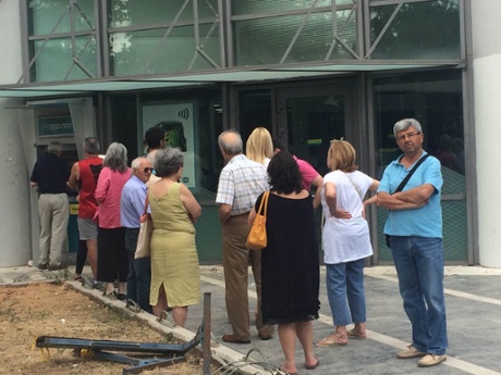 Cash machines in Athens, June 28 2015