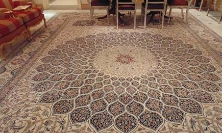 A Nain carpet made in central Persia is up for grabs.