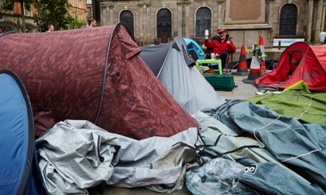 Tents at the camp.
