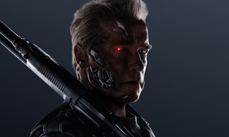 Back ... again. Arnold Schwarzenegger as the T-800 in Terminator Genisys
