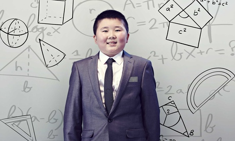 Contestant David in Child Genius. Photograph: Stephen Wells/Channel 4