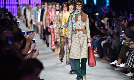 Gucci at Milan fashion week, June 2015.