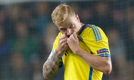 The Sweden Under-21 striker, John Guidetti, has had a better time for his country than in club football of late