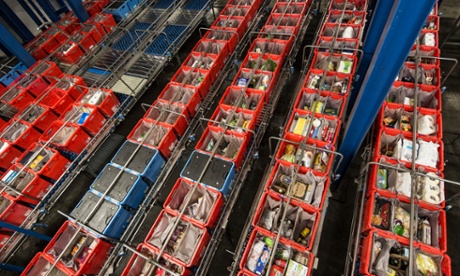 Ocado centre in Hatfield.