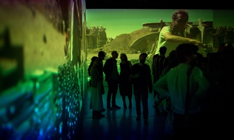 Scenes from Doug Aitken's film of the original Station to Station.