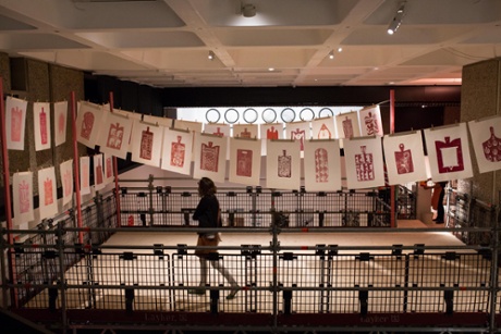 Tal R's print, part of the Station to Station show at the Barbican.