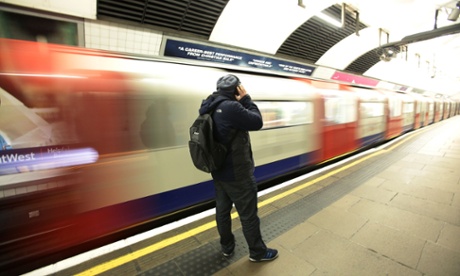 Victoria line platform at King's Cross station
