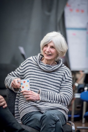 Churchill at rehearsals for The Skriker Marc Brenner