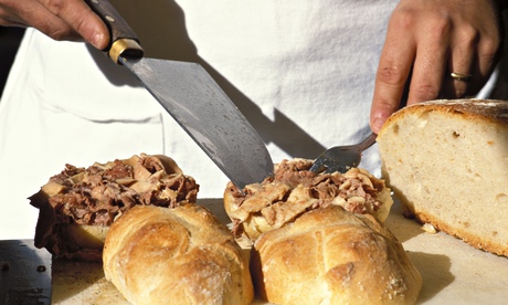 Sandwiches with tripe