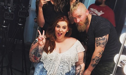 Tess with her fiance Nick