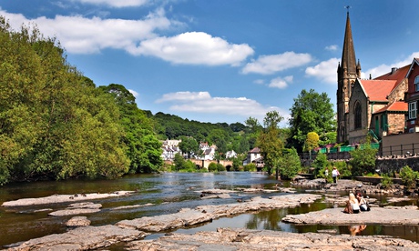 The river Dee at Llangollen 