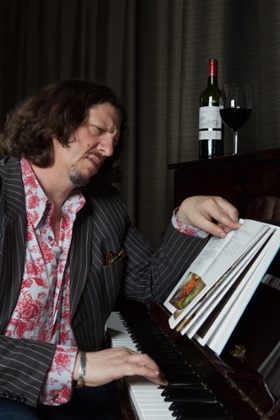 Jay Rayner photographed at The Rotunda, Kings Place, London for Guardian Membership.