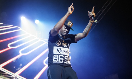 Rapper Nas in Glasgow