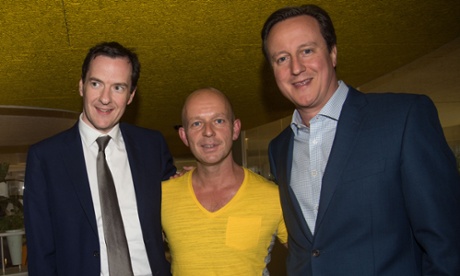 Steve Hilton at his book launch last month with George Osborne and David Cameron.