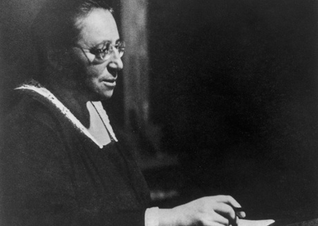 German-born mathematician Amalie 'Emmy' Noether