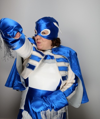 Jessica Thom as Tourette's Hero.