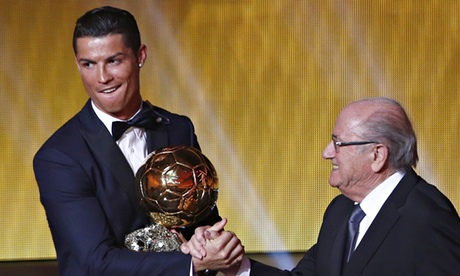Sepp Blatter Cristiano Ronaldo