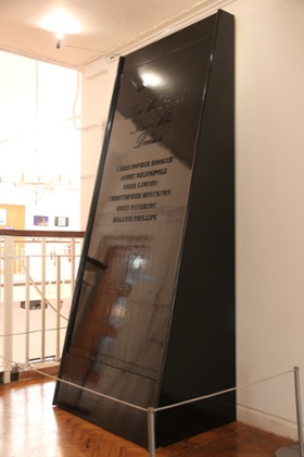 Anglia Ruskin prize Oil waterfall by Ian Wolter