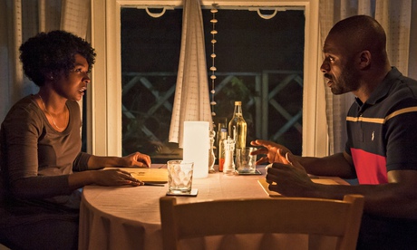 Nadine Marshall and Idris Elba in Second Coming.