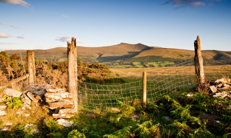 Pen y Fan from Illtyd Common in the Brecon Beacons.