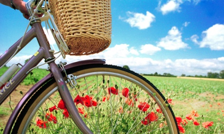 Cycling: the perfect antidote to summer heat.