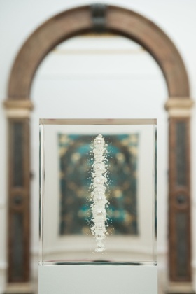 An untitled piece by Anish Kapoor on display at the Summer Exhibition.