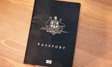 An image of an Australian passport