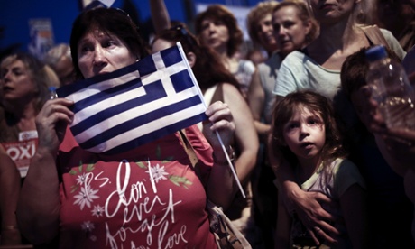 Protesters demonstrate in front of the Greek parliament on Monday.