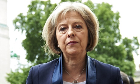 Home secretary Theresa May.
