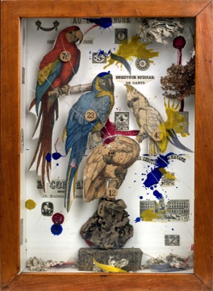 Joseph Cornell, Habitat Group for a Shooting Gallery, 1943