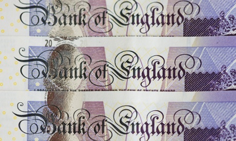 Twenty pound notes