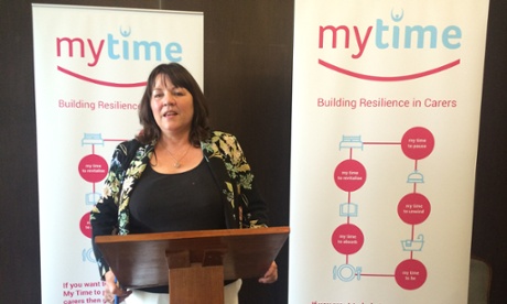 Carer Barbara McGinn at the My Time launch.
